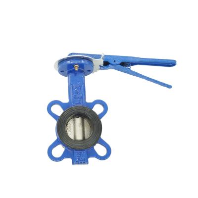 Chine Handles operate cast iron epdm seat wafer price wafer butterfly valve dn100 butterfly valve à vendre