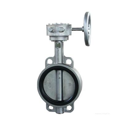 Chine Butterfly valve price sanitary valves stainless steel fluorine lined wafer stainless steel butterfly valve à vendre