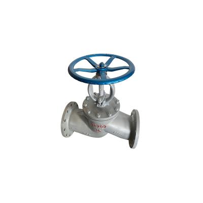 China WCB Cast steel outside stem PN16 flange connection end 4 inch globe valve for sale