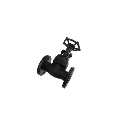 China A105 Forged steel PN25 flanged globe valve General, Water, Oil and Gas processing for sale