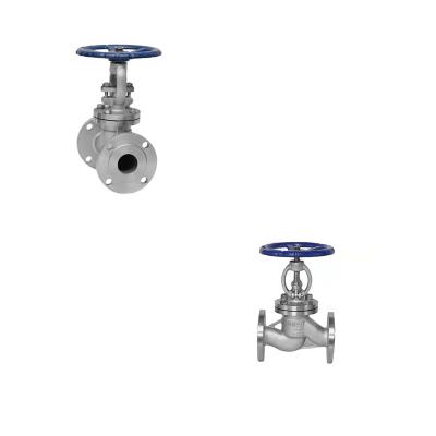 China CF8 Stainless steel globe valve DN100 PN25 flange end globe valve for sale