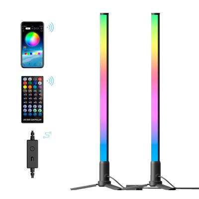 China New Morden Music RGB Led Computer Music APP Control Pickup Rhythm Ambient Light Desktop Decoration Voice-activated Atmosphere Lamp for sale