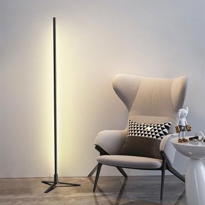 China Nordic Modern Indoor Home Decor Smart Corner Floor Standing Floor Lamp Lighting Stand Modern Floor LED RGB Living Room Light Floor Lamps for sale