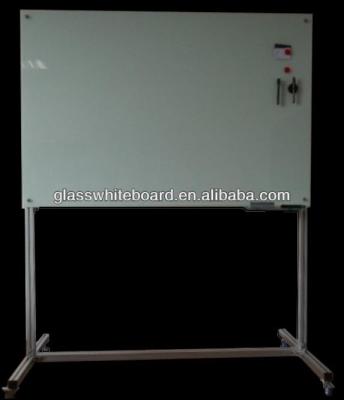 China Tempered Glass Magnetic Glass Whiteboard Mounts For Mobile Standing for sale