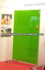 China Bilateral Free Moving Glass Whiteboard MG90120-W for sale