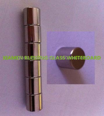 China Round rare earth ndfeb magnet for magnetic glass whiteboard for sale