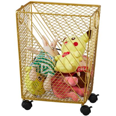 China Large Capacity Laundry Hamper Stored Multifunctional Mobile Waterproof Dirty Laundry Hamper With Wheels for sale