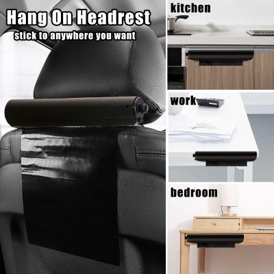 China Business Car Trash Bag For Car Garbage Bag Hanging Type Double Use For Kitchen Trash Bag And Office Table Car Trash Can for sale