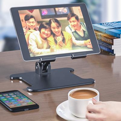 China (Size) Adjustable Portable Aluminum Tablet PC Foldable Mobile Phone Stands Holder For iPad for sale