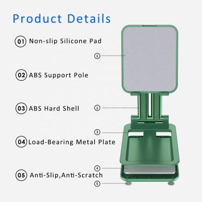 China Foldable Desktop Mobile Phone Holder Stand & Tablet Stand Cost Per Adjustable Free Sample for sale