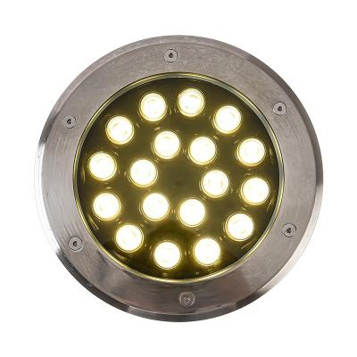 China Adjustable Squares IP65 6000K RGB LED Beam Angle Buried Underground Light For Project for sale