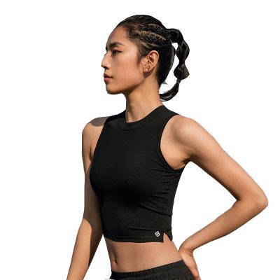 China Women's Gym Tank Top Fitness Breathable Girls Padded Vest Tank Top Yoga Top Woman for sale