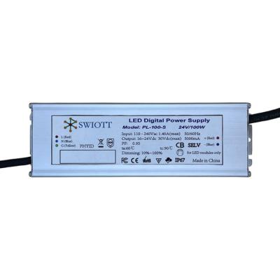 China Energy Metering Dimable High Quality Remote Road Lighting Integrate Water Proof LoRa Communication Chip Smart LED Driver for sale