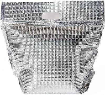 China Waterproof Insulated Resealable Foil Sandwich Bag Easy Zip Lock - Reusable Thermal Lunch Bento Picnic Hot Snack and Cold Pouch for sale