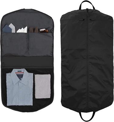 China Custom Storage Best Non Woven Polyester Suit Cover Garment Bag for sale