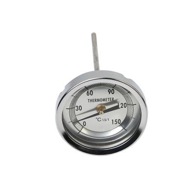 China High Quality Industrial Metal Stainless Steel Water Temperature Bimetal Thermometer for sale