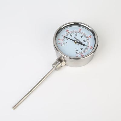 China WSS-411/WSS-413 Metal Stainless Steel Industrial Bimetal Thermostat Hot Selling Cheap Thermometer for sale