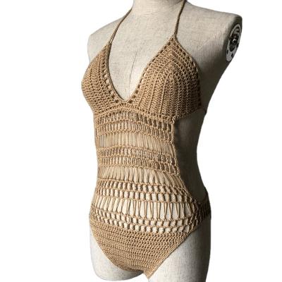 China Custom sexy bikini string swimming costume windproof swimsuit for 13 year old girl handmade crochet swimsuit for sale