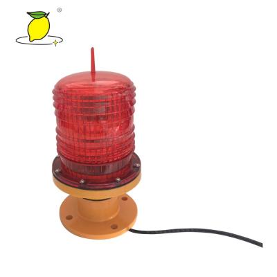 China Traffic Warning Outdoor IP65 Aluminum Led Warning Light Aviation Obstruction Warning Light for sale