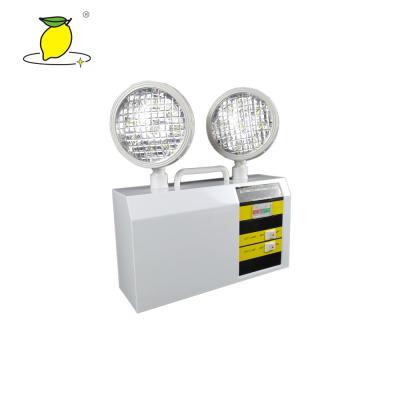 China Exit Light Emergency Light Twin Spot Led Rechargeable Emergency Light for sale