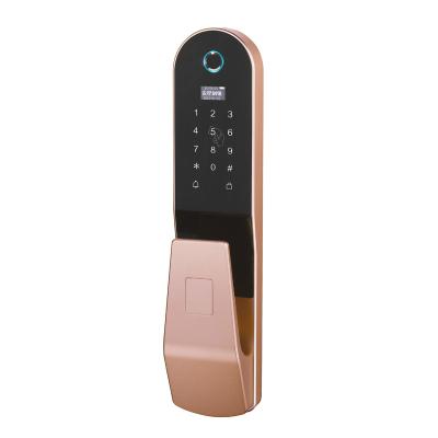 China AX301RG Zinc Alloy Password Safe Smart Keypad Home System Fingerprint Digital Door Lock for sale