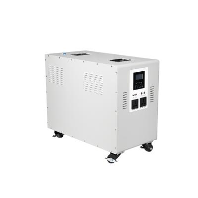 China Dense High Power 5kWh Energy Storage LiFePO4 Battery with 3kW Integrated Inverter Support Solar Input for sale