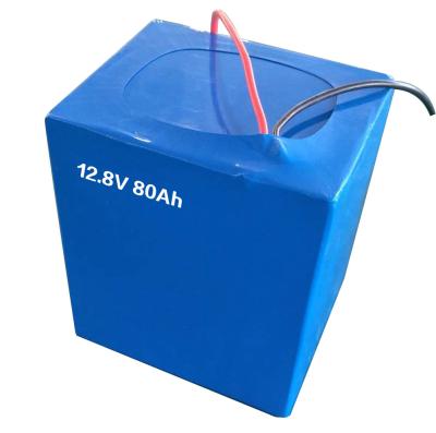 China Machine- LiFePo4 Battery 12V 80Ah Rechargeable 18650 Lithium Battery Packs for sale