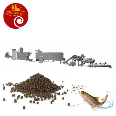 중국 Big Output 1T 2T Fish Feed Making Machine Floating Fish Feed Extruder Machine 판매용