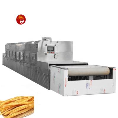 China Medicine Curing Drying Industrial Sterilization Food Microwave Belt Tunnel Equipment Dryer Machine For Grain Food for sale