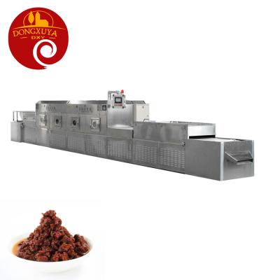 China Low Energy High Efficiency Condiment Flavor Seasoning Sauce Microwave Drying Sterilization Machine Dryer for sale