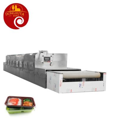 China High Efficiency Low Cost Tunnel Microwave Fast Food Meal Drier Heating Industrial Nutritious Equipment en venta