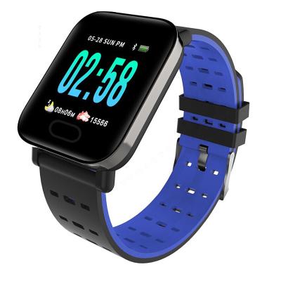 China Free Sample Wifi 4.0 Smart Watch A6 Smart Wristband Touch Screen BT BT Blood Pressure Heart Rate Fitness Sport OEM Smart Watches for sale