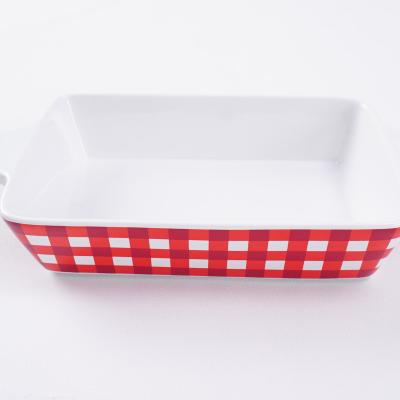 China China Viable Factory Baking Dishes for Home, Ceramic Round Baking Dish with Different Sizes for sale