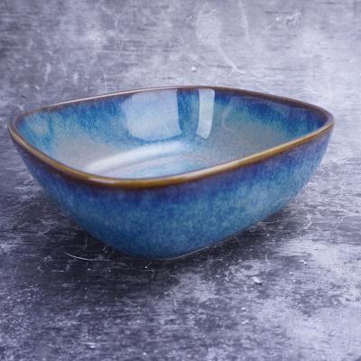 China Factory wholesale dishwasher-safe reactive dish viable for chinese porcelain ceramic resaturant for sale