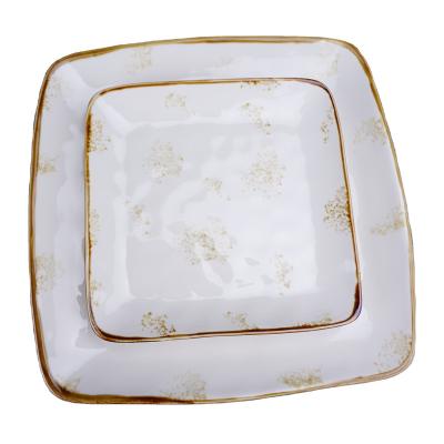 China Sustainable Popular Cheap Handmade Elegance Ceramic Porcelain Set / Tableware / Dinner Fine Dishes for sale