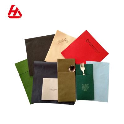 China Hot Selling High Quality Printed Airlaid Paper Towel Printed Paper Napkins Towels for sale