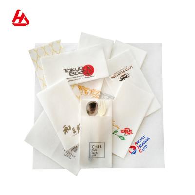 China Free Sample Printed High Quality Dustproof Paper Towel Printed Folding Napkins Decoupage Types for sale