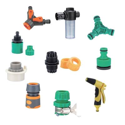 China Water Plastic Connector Garden Irrigation Hose Repair Universal Quick Coupling Hose Connector for sale