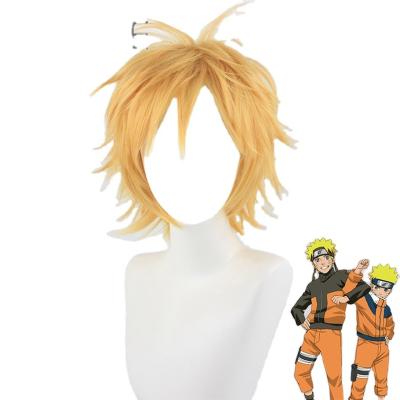 China Other Anime Swirl Wig Orange Inverted Wig Set Anime Cos Wig for sale