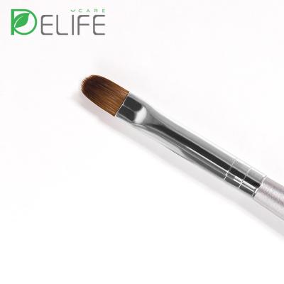 China Easy Brush Wholesale Cheap Wholesale Private Label Mini Flat Eyeshadow Brush Concealer Single Makeup Brush for sale