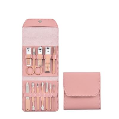 China Fashionalbe Professional Nail Art Kit For Home Lightweight Travel Stainless Steel Manicure Set Set Nail Art Tools Nail Clipper Set for sale