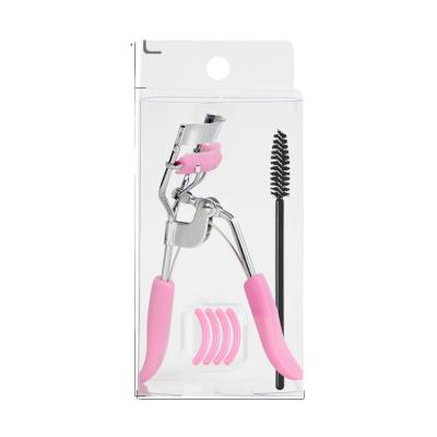 China 3 Pcs Non-Specific Eyelash Curler Clip Eyelash Brush Applicator Makeup Eyelash Extension Tool With Spare Silicone Pad for sale