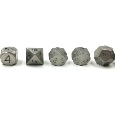 China Table Games MBWS CNC Machined Metal Tungsten Polyhedral Dies Custom Dies Set for sale