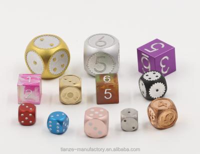 China Fashionable Metal Dies Set D4 D6 D8 D10 D12 D20 Polyhedral Custom for sale