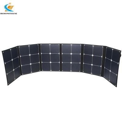 China Barrery Charging Monocrystalline 265W Folding PV Module Glass Solar Panel Power System for sale