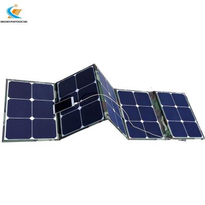 China Barrery charging 100 watt solar panel gel battery electr collapsible barrier for sale