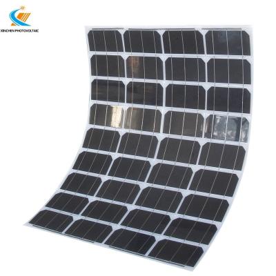 China Barrery Charging Flexible 180watt Motorized Bipv Solar Panel Transparent for sale