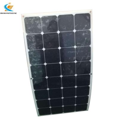 China Barrery Charging Brand New 100W 110W 120W Class A High Efficiency Semi-Flexible Photovoltaic Module Solar Panel for sale