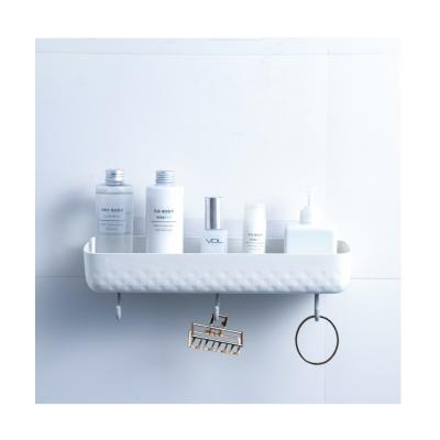 China Wholesale High Quality 8011 Nordic Viable Plastic Shower Rack Bathroom Storage Rack Toilet Storage Shelf for sale