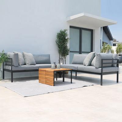 China Modern Patio Garden Yard Modern Sofas Set Also For Metal Office for sale